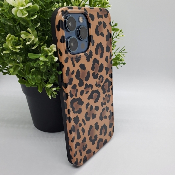 Leopard iPhone 12 Case Cute iPhone 12 Pro Case Leopard Print - Picture 4 of 4